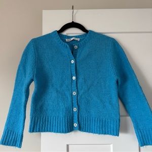 ZARA BLUE CARDIGAN